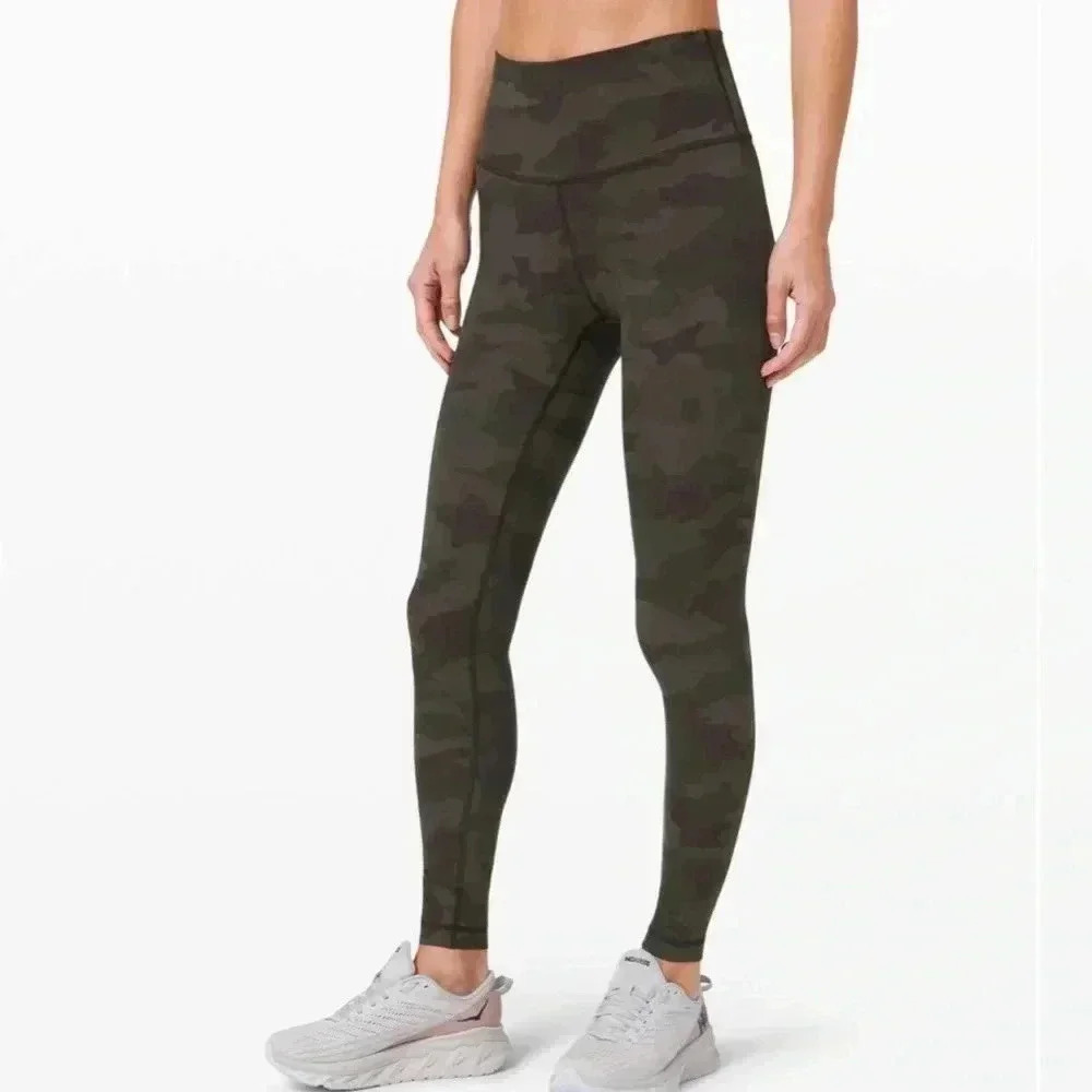 Lululemon wonder under super high rise roll down crop 23”
